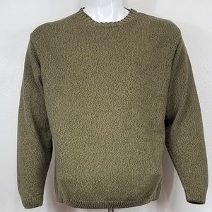 Tommy Bahama green wool blend sweater size large